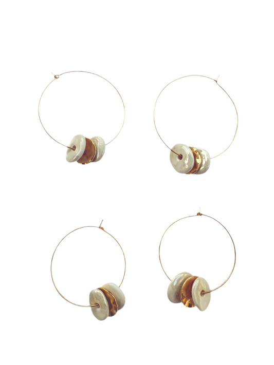 Golden Harmony Hoops