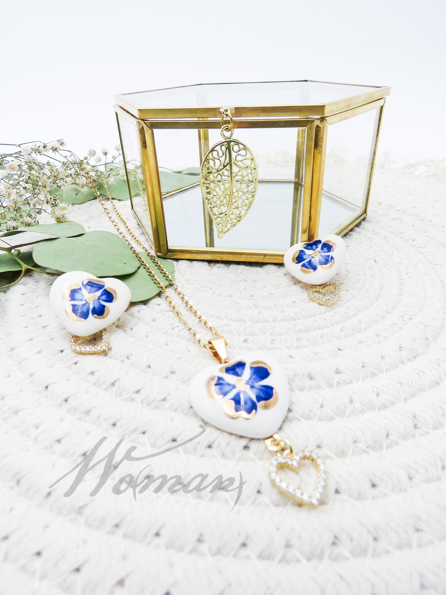 Set Goldie Blue Heart