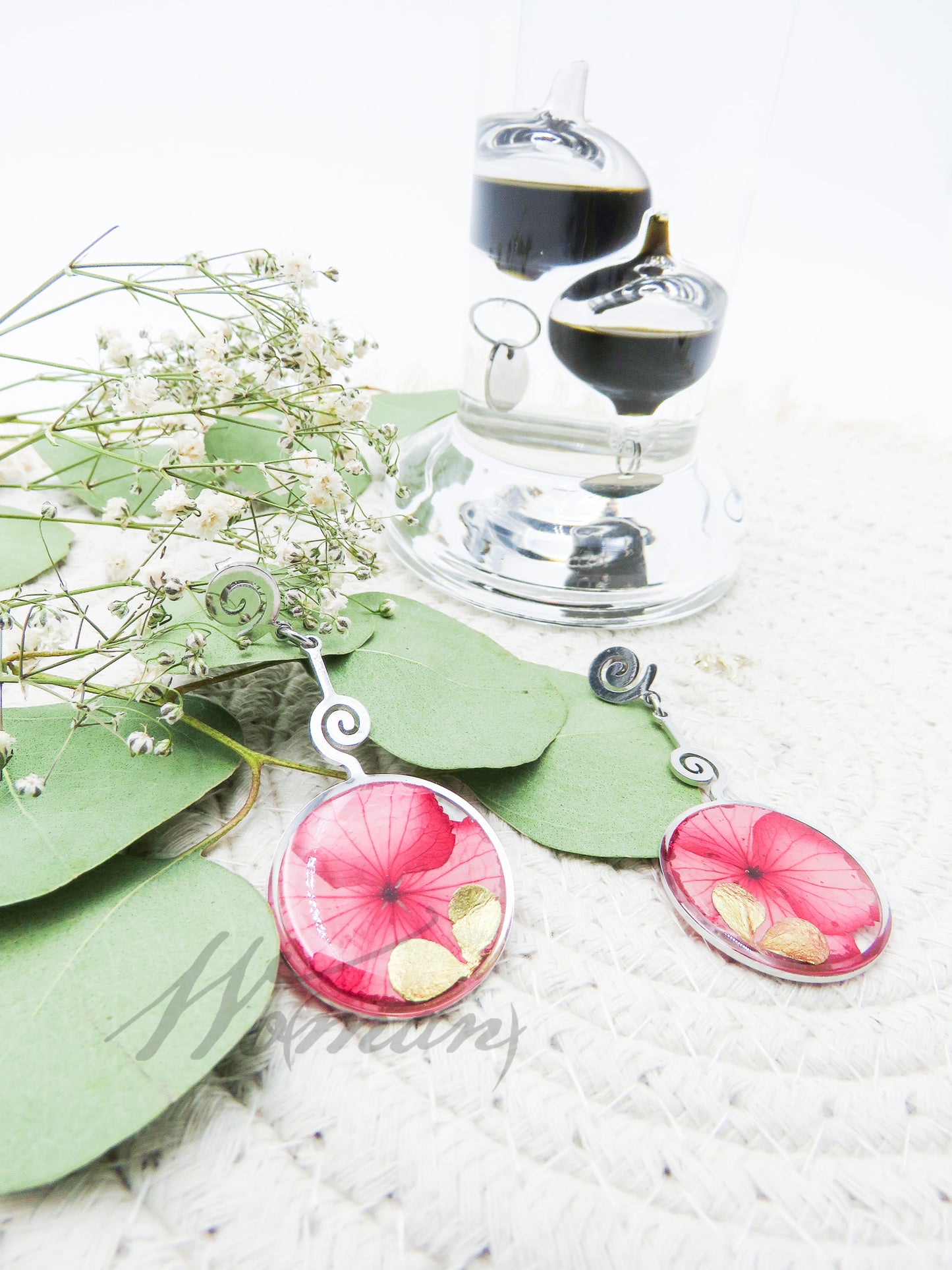 Dried Flowers Earrings