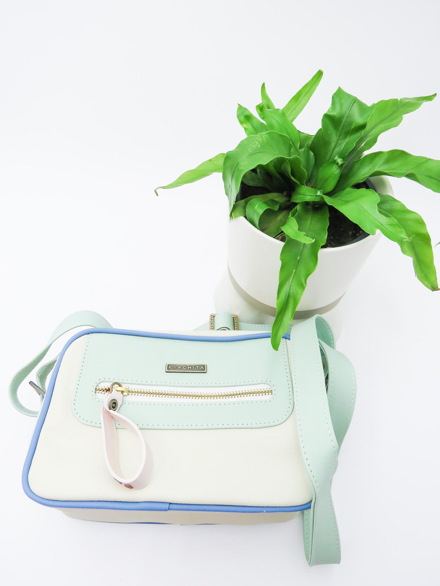 Light Blue and Mint Bag